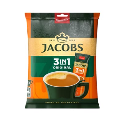 Tirpus kavos gėr. JACOBS 3in1 ORIGINAL, 126 g