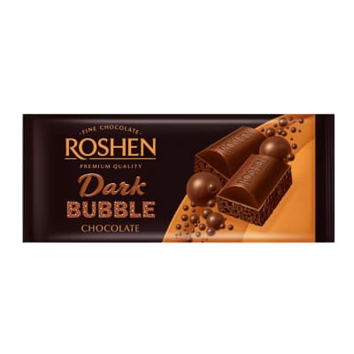 Juod. porėt. šokoladas ROSHEN EXTRA DARK, 80g
