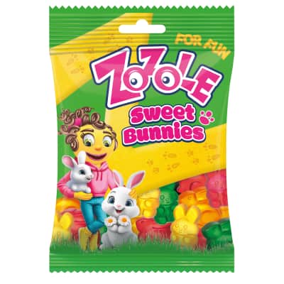 Vais. sk. guminukai ZOZOLE SWEET BUNNIES, 75g