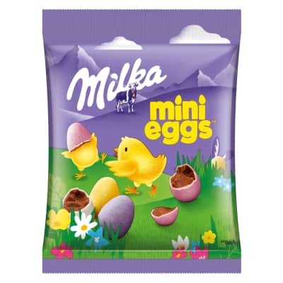 Šokoladiniai kiaušiniai MILKA, 100 g