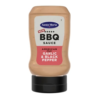 BBQ padažas SM GARLIC & BLACK PEPPER, 280 g