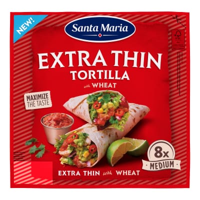 Kviet. tortilijos SANTA MARIA, 8 vnt., 244 g