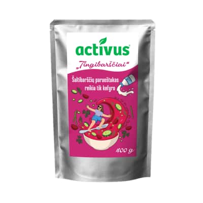 Šaltib. paruošt. ACTIVUS TINGIBARŠČIAI, 400 g