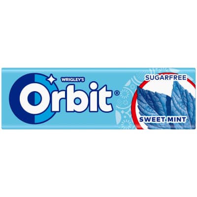 Mėtų, sk.becukr.kramtomoji guma, ORBIT, 14g