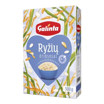 Ryžių dribsniai dėžutėje GALINTA, 500 g