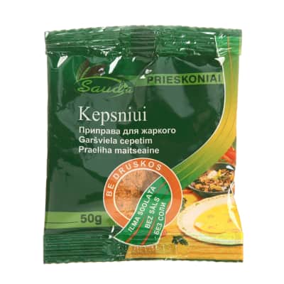 Kepsnių prieskoniai SAUDA (be druskos), 50g