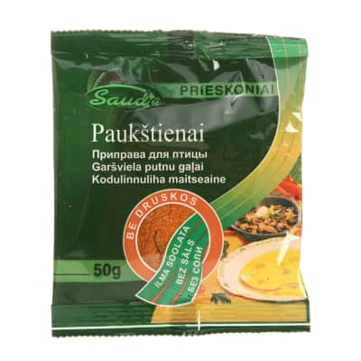 Paukštienos prieskoniai SAUDA (be drus.), 50g