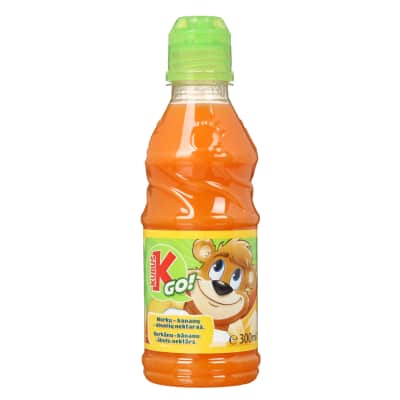Morkų, banan. ob. nektaras, KUBUŠ GO, 300 ml