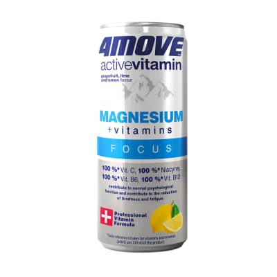 Vit. vanduo 4MOVE MAGNES.+ VITAMINS, 330 ml