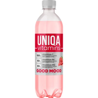Gėrimas su vitaminais UNIQA GOOD MOOD, 0,5 l