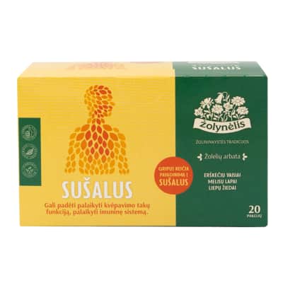 Žolelių arbata ŽOLYNĖLIS SUŠALUS, 20 pak.