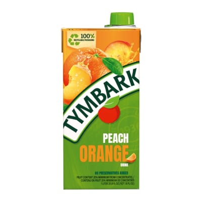 Apels. ir persikų gėr. TYMBARK, 20 %, 1 l