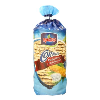 Kukur. trapučiai su jūros druska, RACIO, 115g