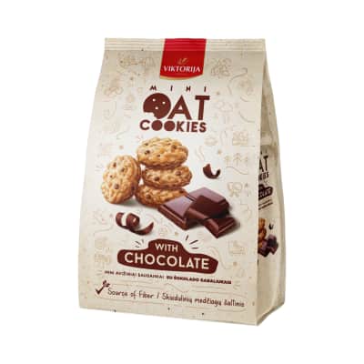 Sausainiai AVIŽINIAI SU ŠOKOLADO GAB., 250 g