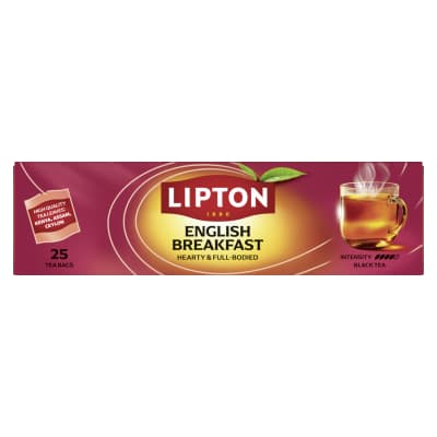 Juod. arbata LIPTON ENGLISH BREAKFAST 25 vnt