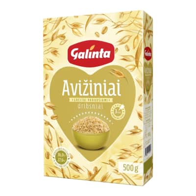 Gr. par. aviž.dribsniai dėžut. GALINTA, 500 g
