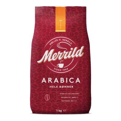 Kavos pupelės MERRILD ARABICA, 1 kg