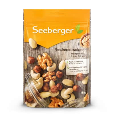 Riešutų mišinys SEEBERGER LUXURY, 150g