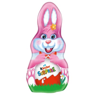 Šok. vel. rož. kiškis su siurp. KINDER, 75 g