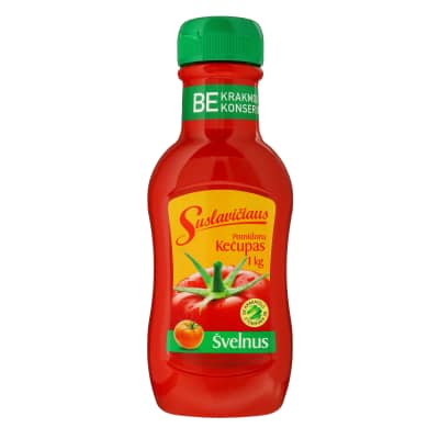 Švelnusis SUSLAVIČIAUS pomidorų kečupas, 1kg