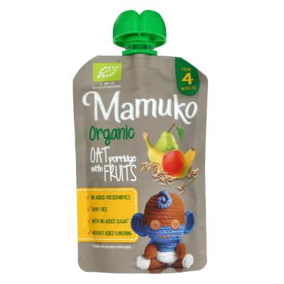 Ekologiška MAMUKO avižų tyrelė, 4 mėn, 100 g