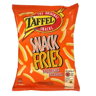 Traškučiai TAFFEL SNACK FRIES BARBECUE, 110g