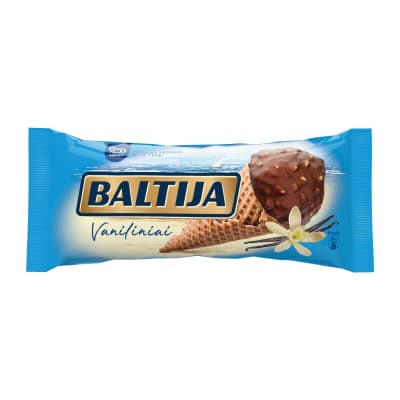 Vaniliniai valg. ledai BALTIJA, 150 ml / 95 g
