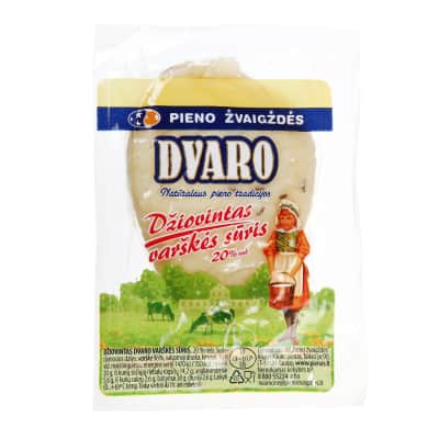 Džiovintas DVARO varškės sūris, 20 %, 1 kg