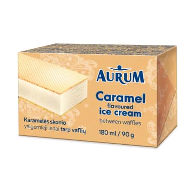 Karamel. sk. valg. ledai AURUM, 180 ml / 90 g