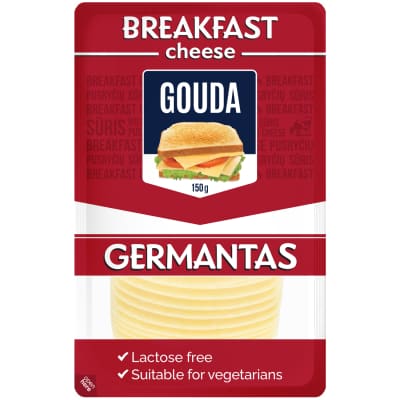Pjau. sūris GERMANTAS GOUDA, 45 % rieb. 150 g
