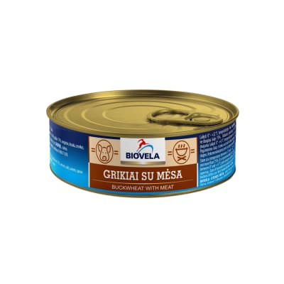 Grikiai su mėsa BIOVELA, 240 g