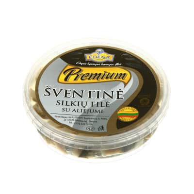 Silkių filė ŠVENTINĖ PREMIUM aliejuje, 220 g
