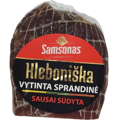 Vytinta kiaulienos sprandinė KLEBONIŠKA, 1 kg