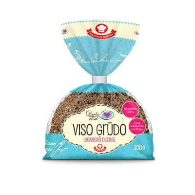 BEATOS VIRTUVĖS viso grūdo bem. duona, 300 g