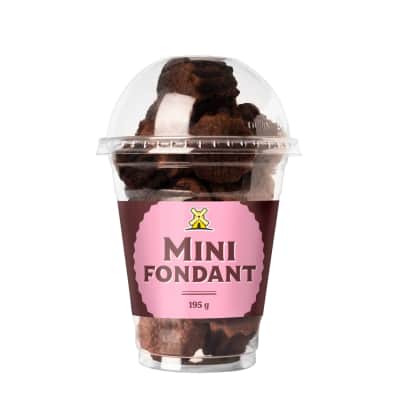 Atitirpinti mini keksiukai FONDANT, 195 g