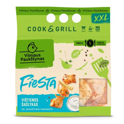 Višt. šašlykas jogurt. marin. FIESTA, 1150 g