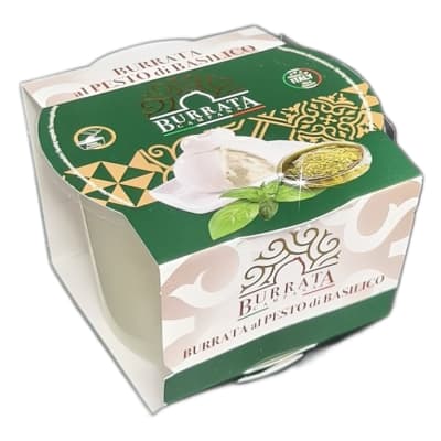 Sūris su bazil. BURRATA CAMPANA, 52 %, 125 g