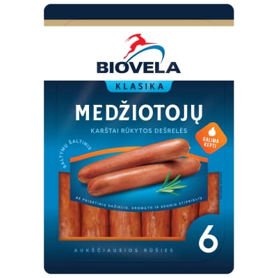 K. rūkytos MEDŽIOTOJŲ dešrelės, a. r., 250 g
