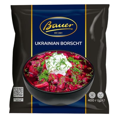 Darž. mišinys ukrain. barščiams BAUER, 400 g