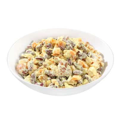 Pupelių salotos su kepta vištena ir gryb.,1kg