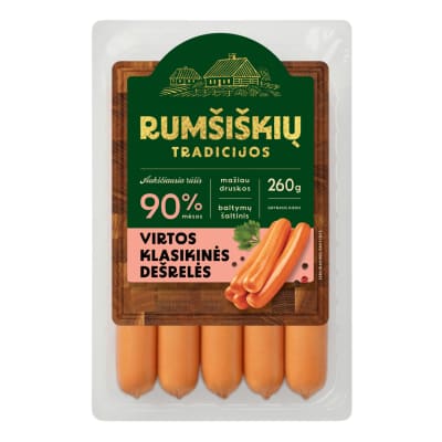 Virt. KLASIKINĖS dešrel. RUMŠIŠK., a.r., 260g