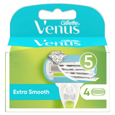 Skustuvo galvutės VENUS EXTRA SMOOTH, 4 vnt.