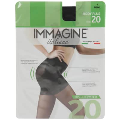 Mot. pėdkeln. IMMAGINE BODY PLUS 20DEN NERO 3