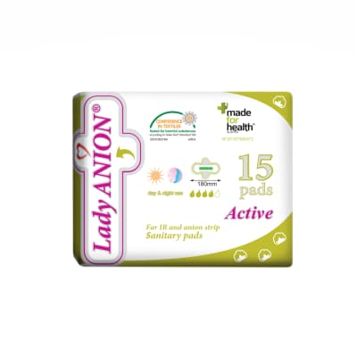 Higieniniai įklotai LADY ANION ACTIVE, 15vnt