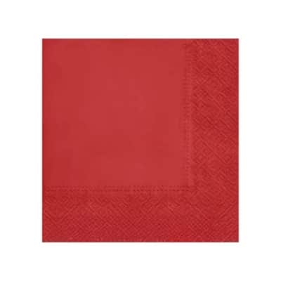 Servetėlės PAW 33x33cm, 20vnt, raudona