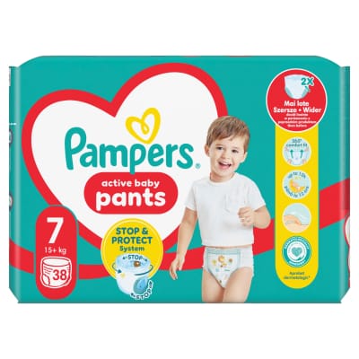 Sausk.keln. PAMPERS JUMBO S7 17+kg 38vnt
