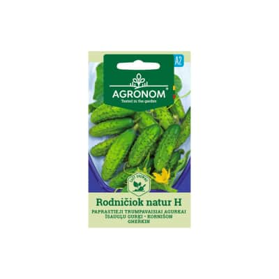 Sėklos AGRONOM Agurkai Rodničiok Natur H