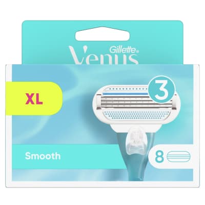 Skustuvo galvutės VENUS Smooth, 8 vnt.