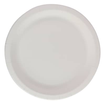 Baltos popierinės lėkštės RIMI, 22cm, 40 vnt.