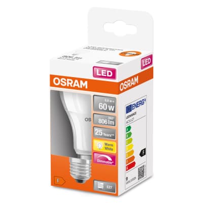 LED lempa Osram cla60 9w/827 e27